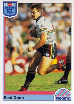 1992 Regina NSW Rugby League #37 Paul Dunn Front